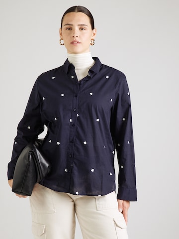 ONLY Carmakoma - Blusa 'CARNEW LINA GRACE' en azul: frente