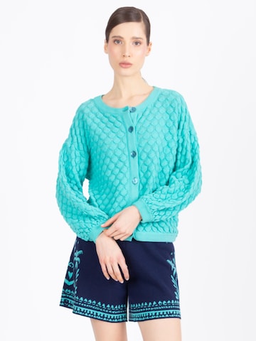 IVKO Knit Cardigan in Blue