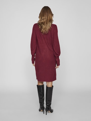 VILA Knitted dress 'Lou' in Red