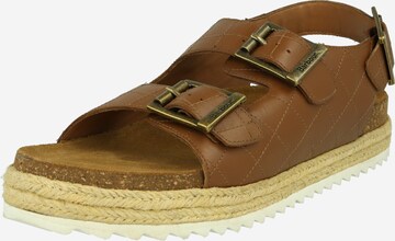 Barbour Sandals 'Helena' in Brown: front