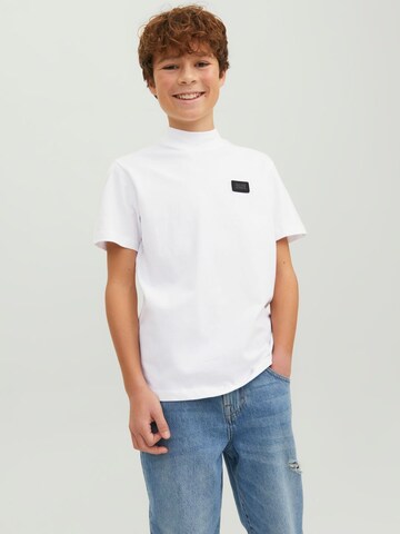 T-Shirt Jack & Jones Junior en blanc : devant