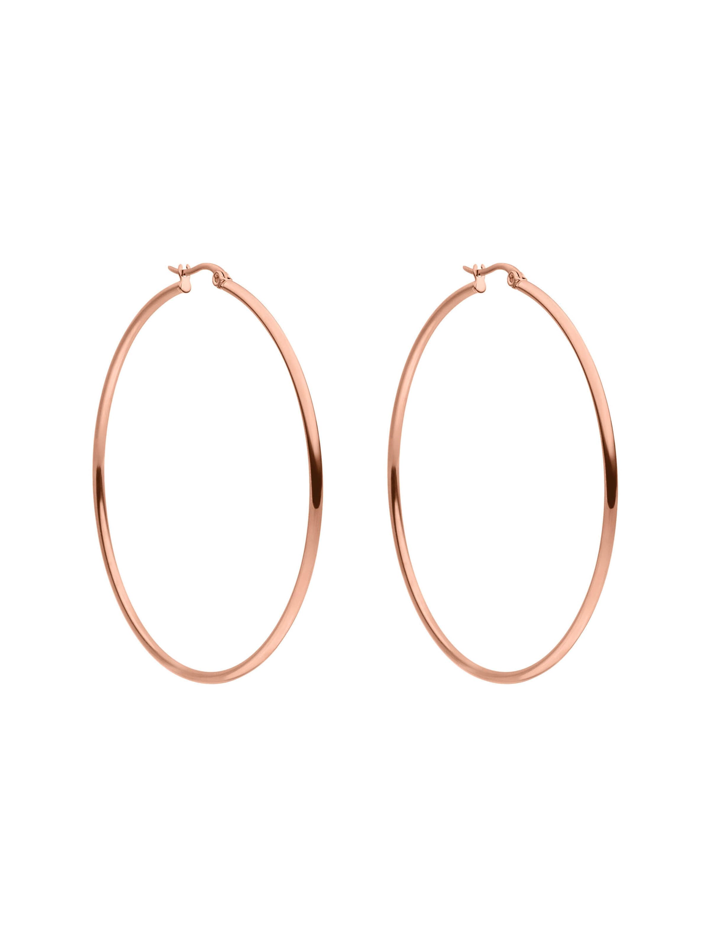 PURELEI Ohrringe 'Hoops' in Gold: Vorderseite