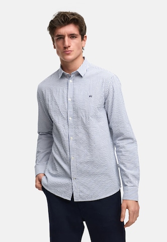 Kronstadt Comfort fit Overhemd 'Arlin' in Blauw: voorkant
