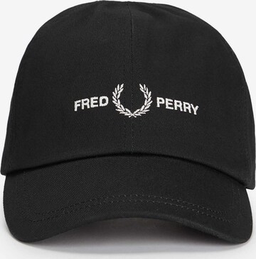 Fred Perry Cap in Schwarz