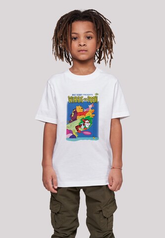 F4NT4STIC Shirt 'Winnie The Pooh Poster' in Wit: voorkant