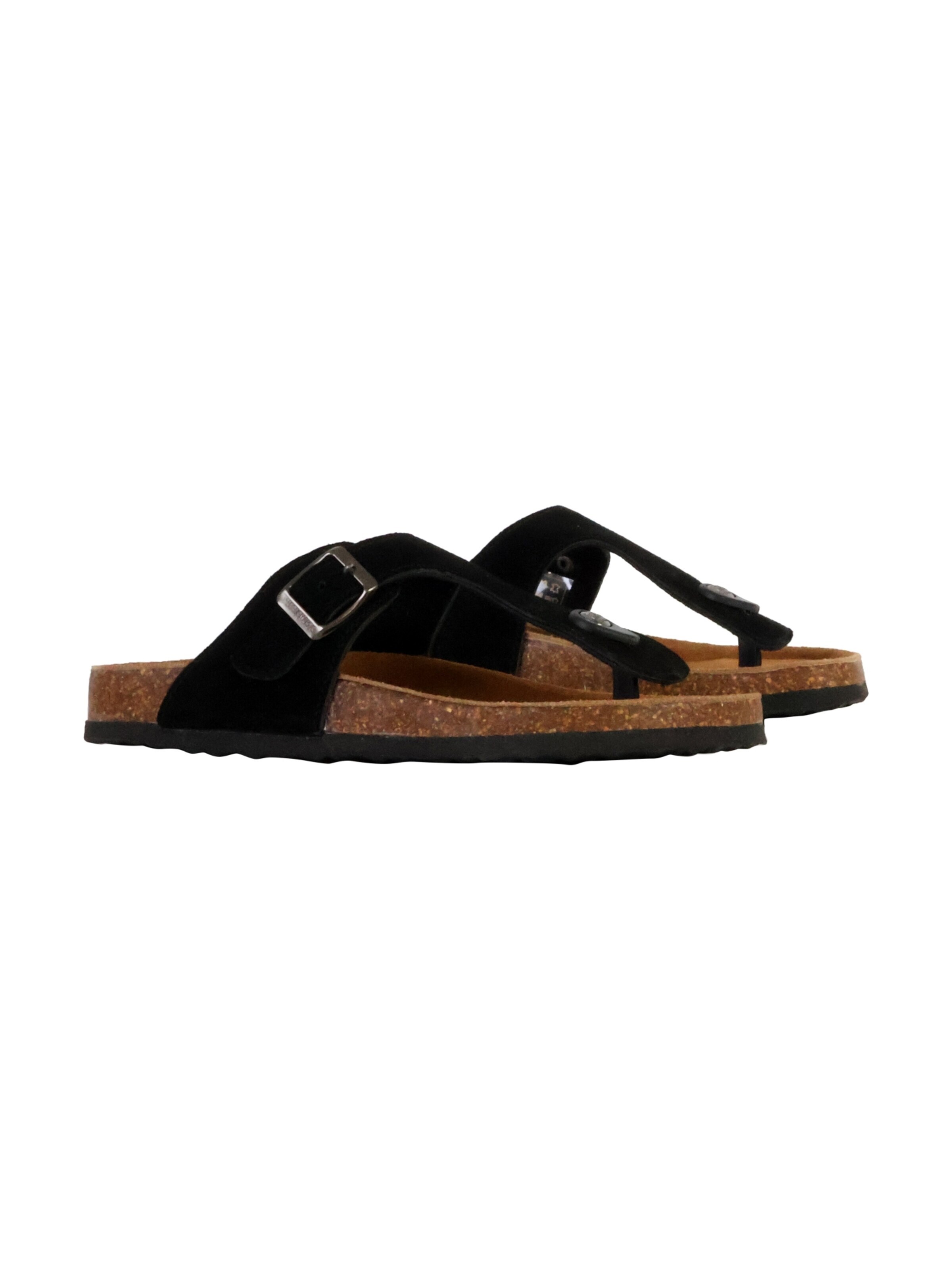 terre de marins - Zapatos abiertos 'Saline-Pantoletten aus Leder' en rosa