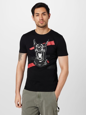 ANTONY MORATO - Camiseta en negro: frente