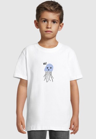 T-Shirt 'Octopus Hi' Merchcode en blanc : devant