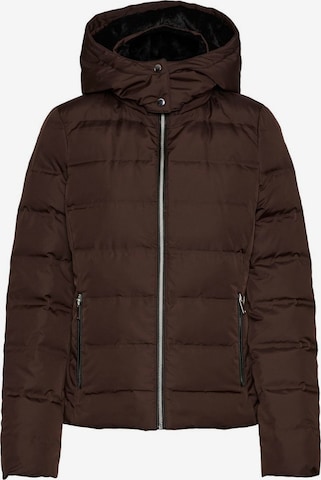 Vero Moda Curve Winter Jacket in Brown: front