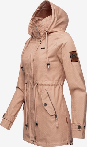 MARIKOO Between-seasons parka 'Nyokoo' in Pink