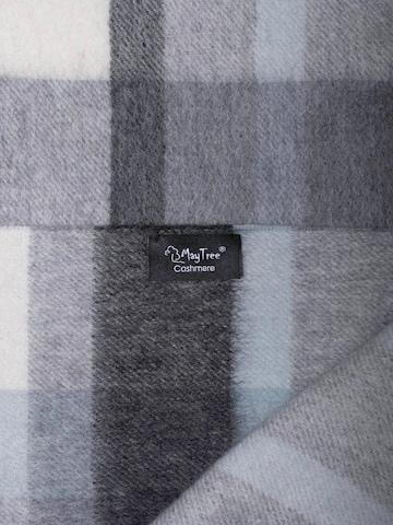 MayTree Schal 'Tartan' in Grau