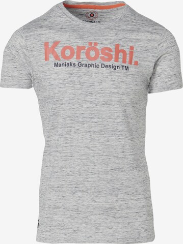 KOROSHI Póló - szürke: elől
