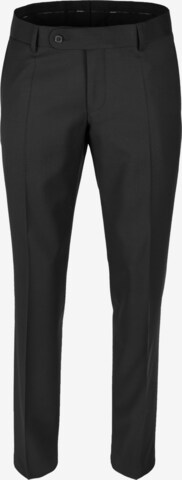 ROY ROBSON Regular Pleated Pants in Black: front