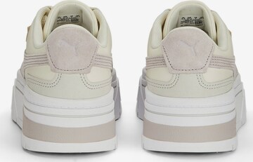 Baskets basses 'Mayze Stack Luxe Wns' PUMA en blanc