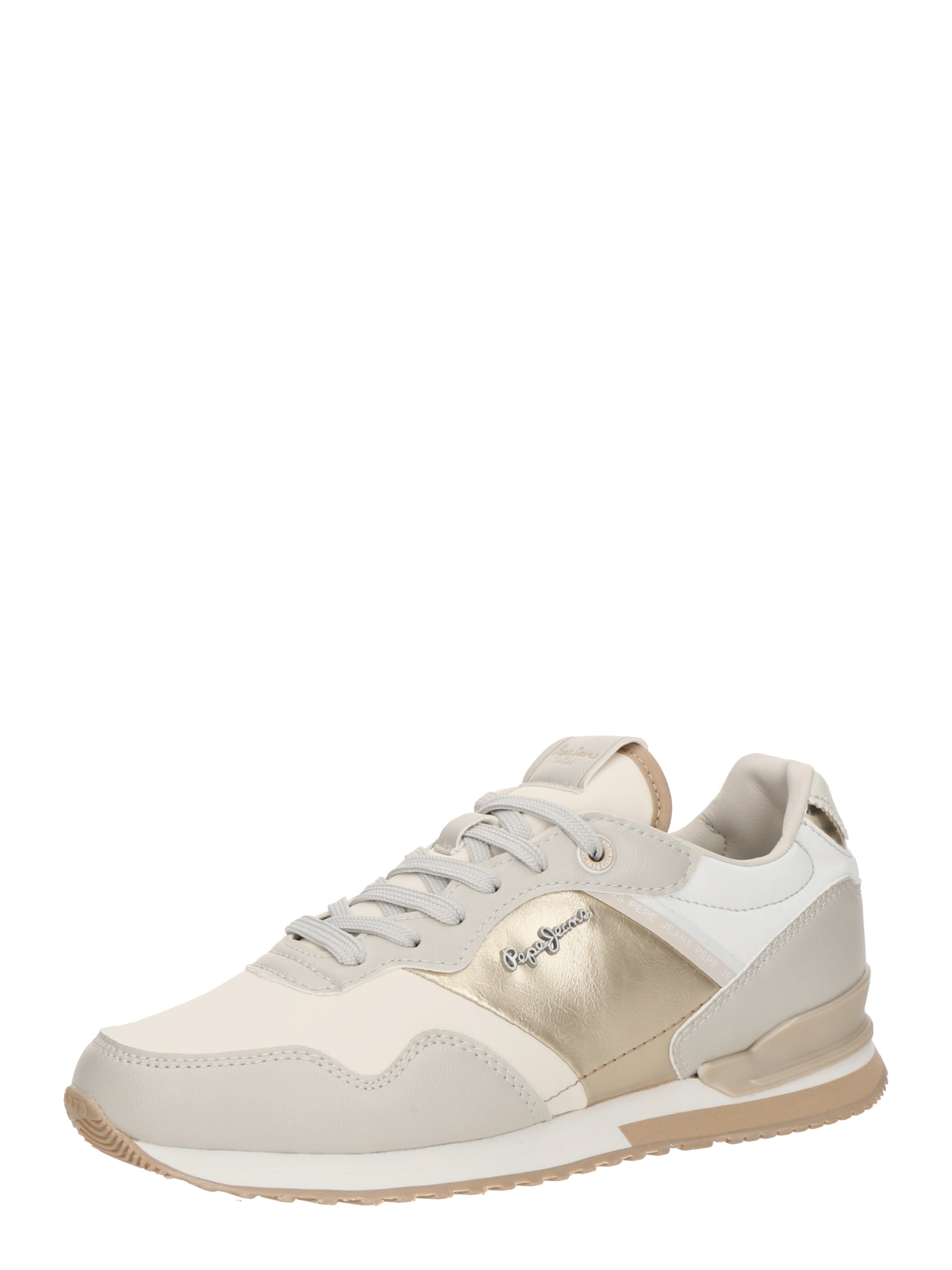 Sneaker bassa 'London Shine' di Pepe Jeans in beige: frontale