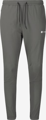Virtus Tapered Sporthose 'Jayson' in Grau: Vorderseite
