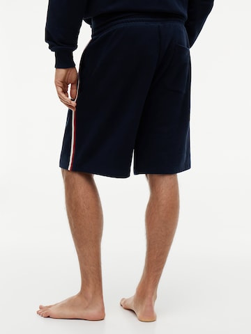 TOMMY HILFIGER Pyjamahose in Blau