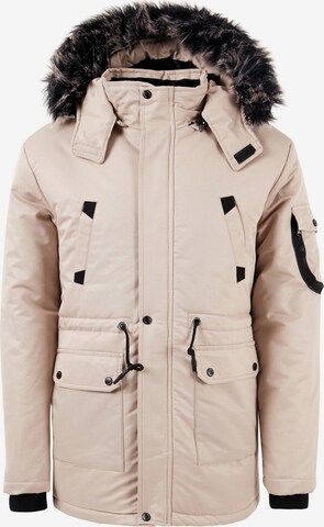 Buratti Winter Jacket in Beige: front