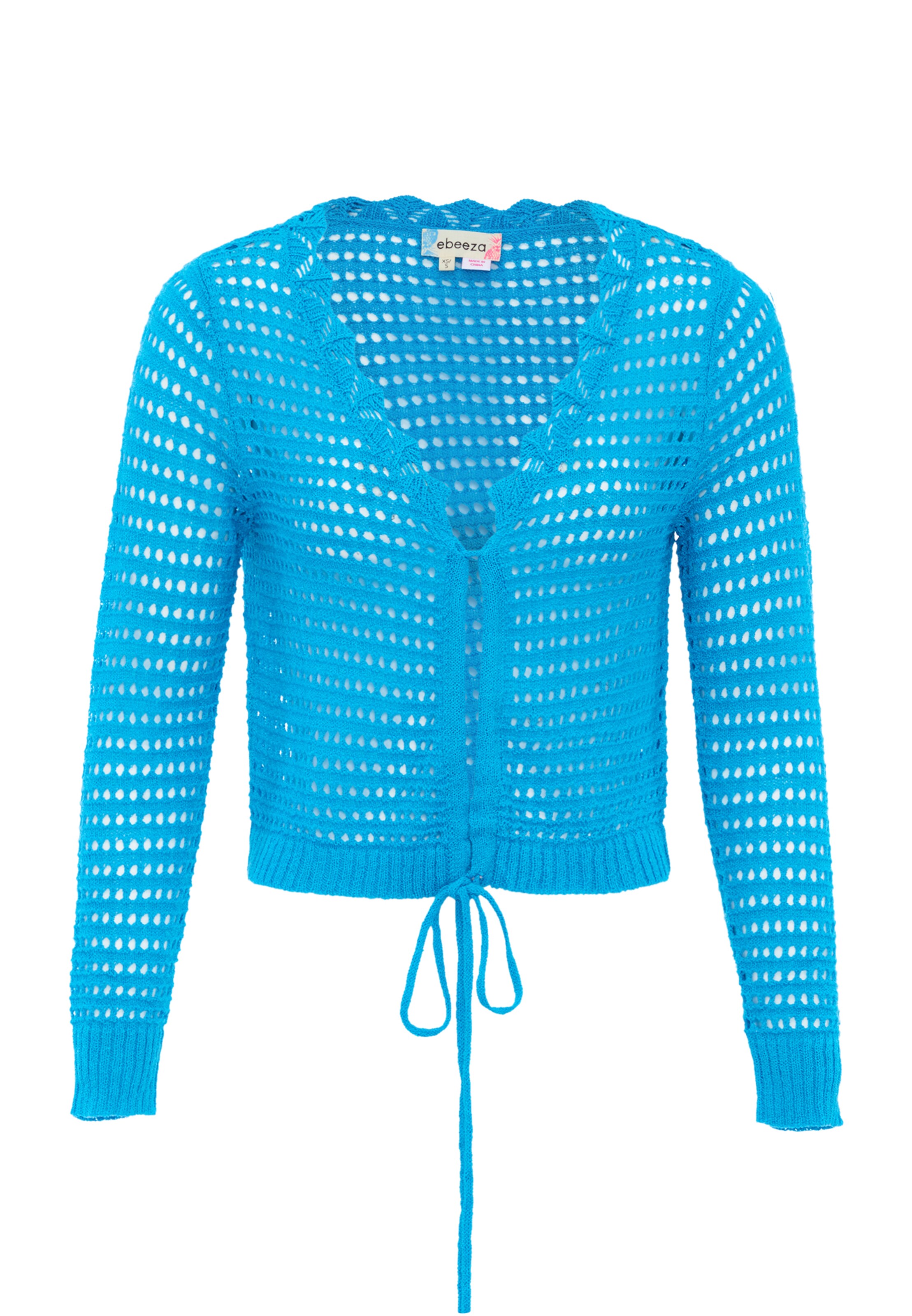 ebeeza Strickjacke in Blau: Vorderseite