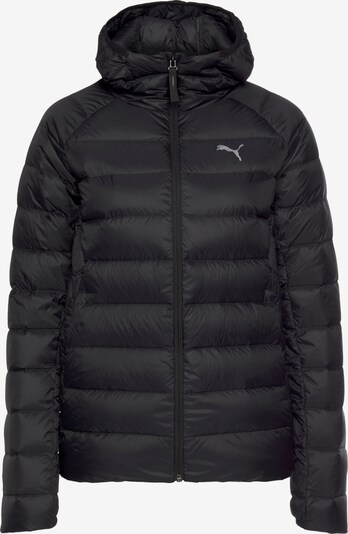 PUMA Športna jakna | črna / bela barva, Prikaz izdelka