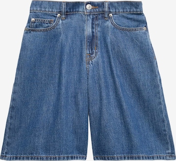 Marks & Spencer Wide Leg Shorts in Blau: Vorderseite