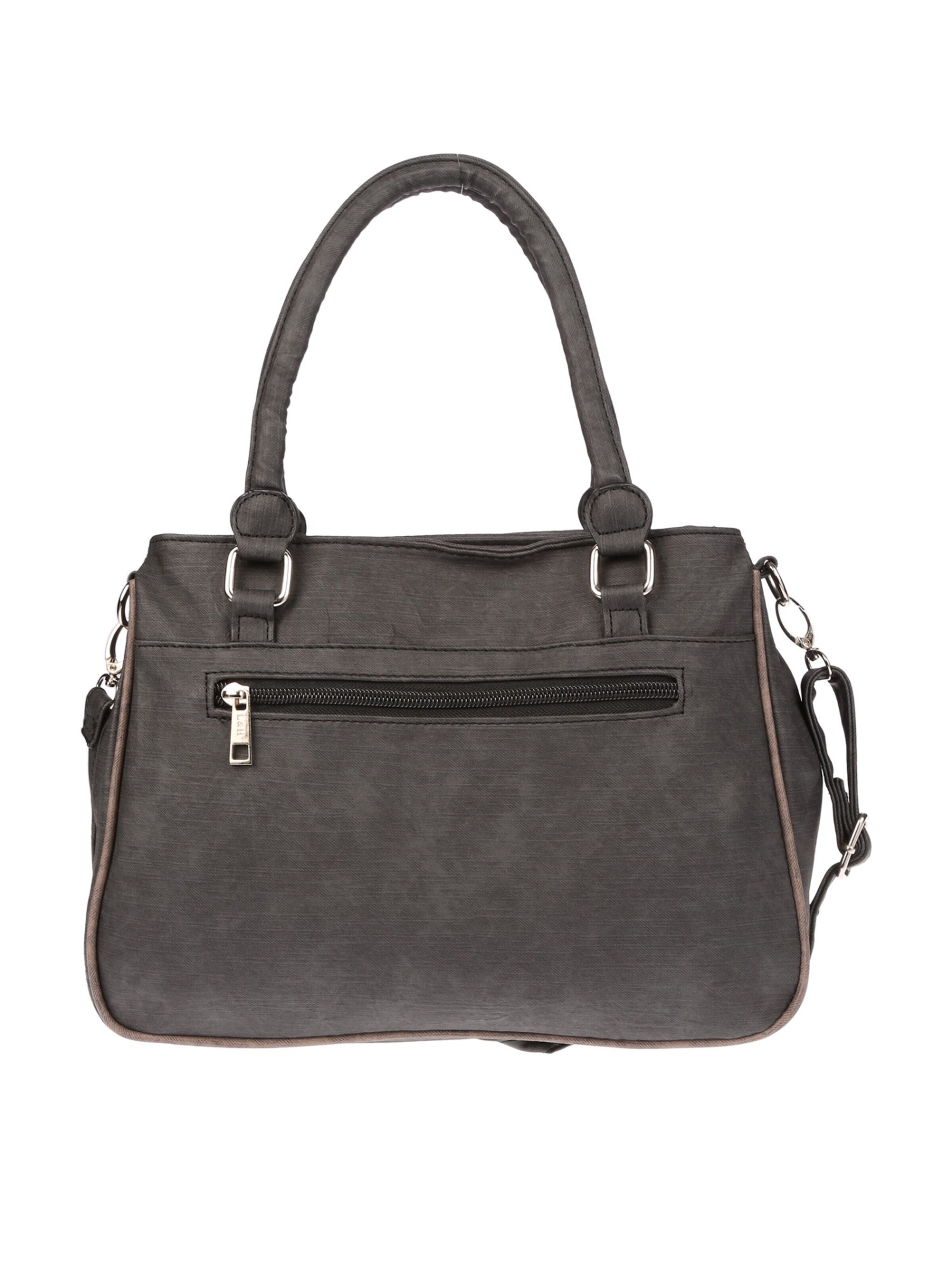 Christian Wippermann Handtasche 'Große Damen Tasche Umhängetasche Schultertasche'‌‌‌‌‌‌‌‌‌‌ in Grau