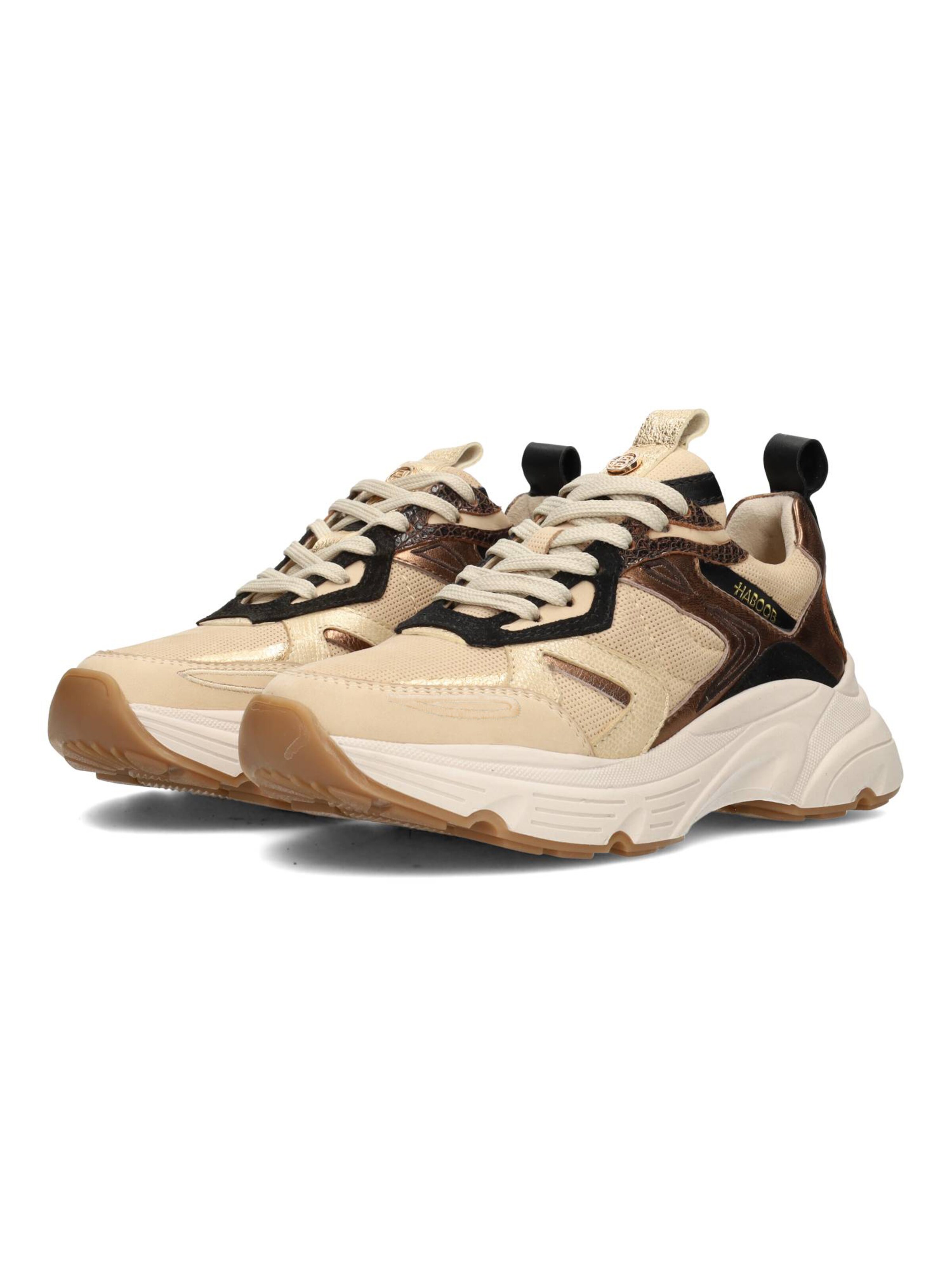 Baskets basses 'OLIVIA' Haboob en beige