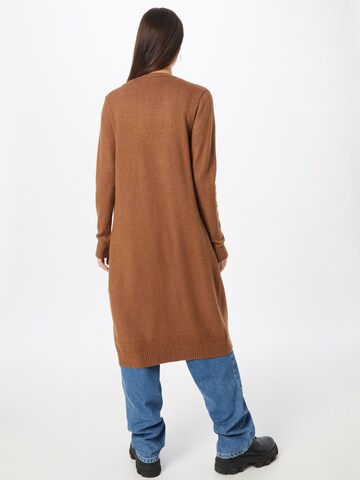 VILA Knitted Coat 'Ril' in Brown