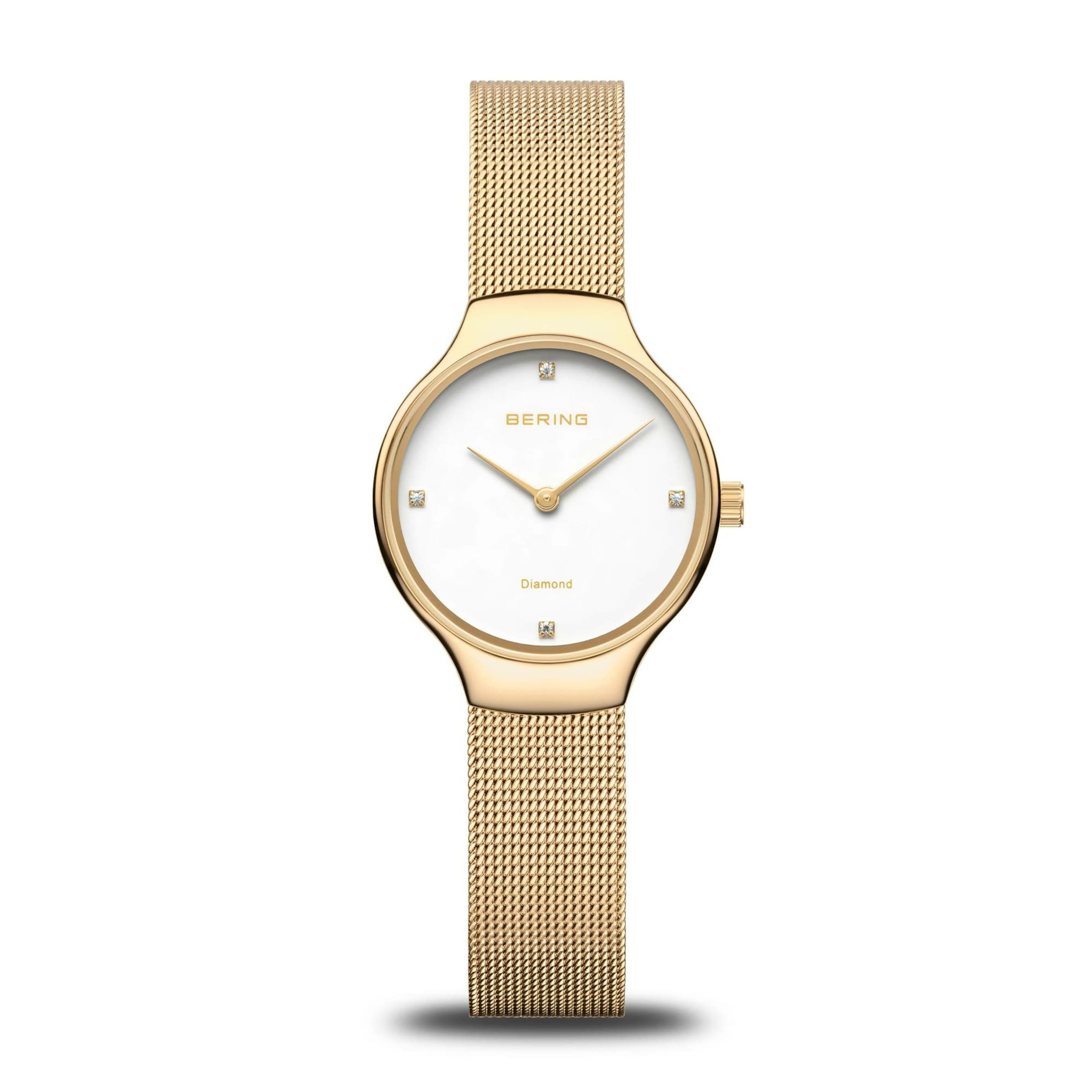 BERING Analog Watch in Gold: front