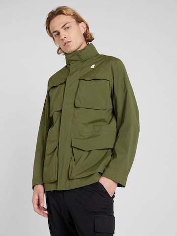 Veste mi-saison 'MANPHY' K-Way en vert : devant