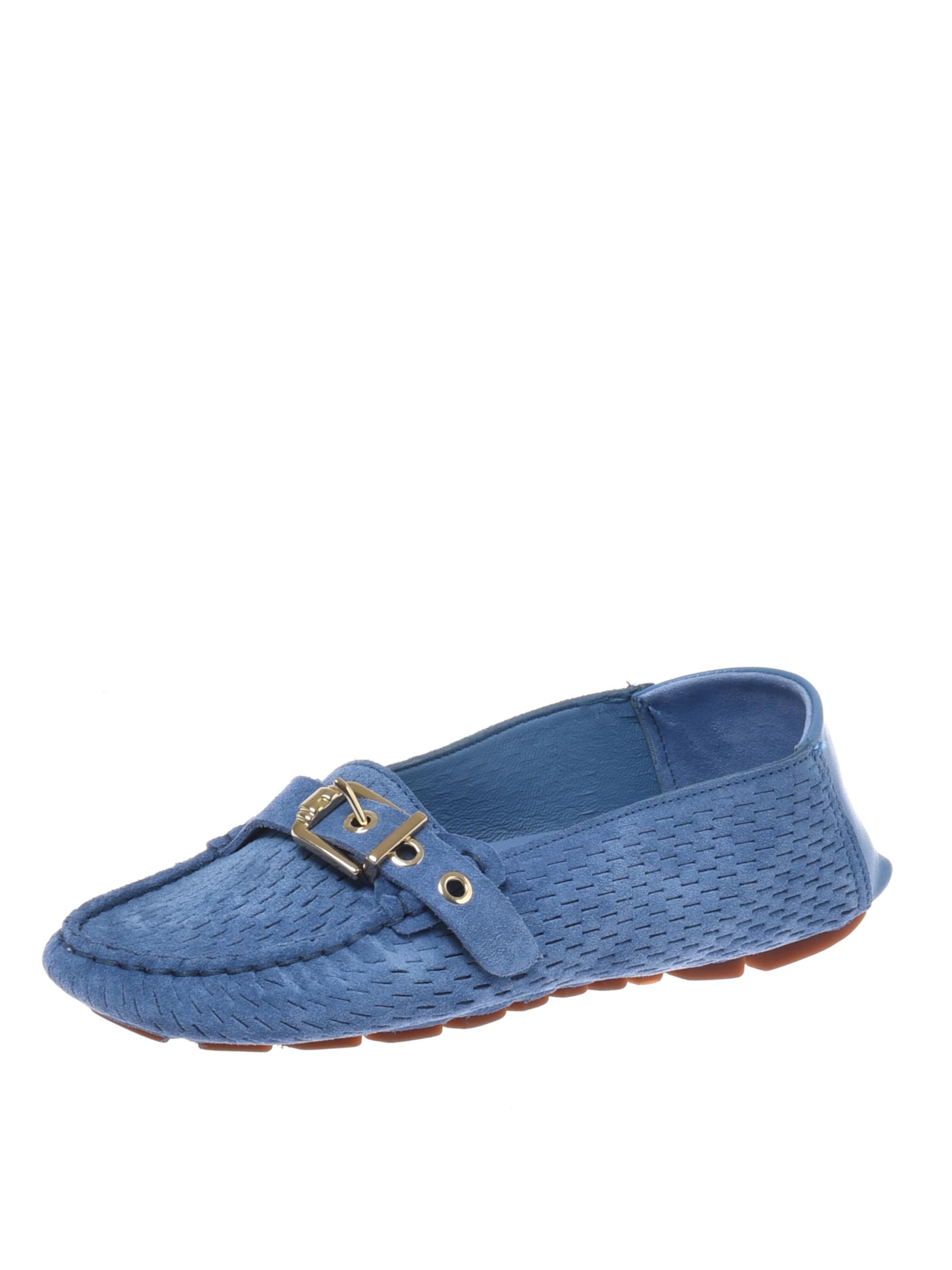 BALDININI Mocassins in Blauw: voorkant