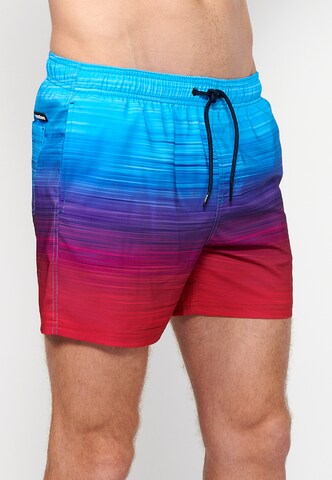 Shorts de bain KOROSHI en mélange de couleurs