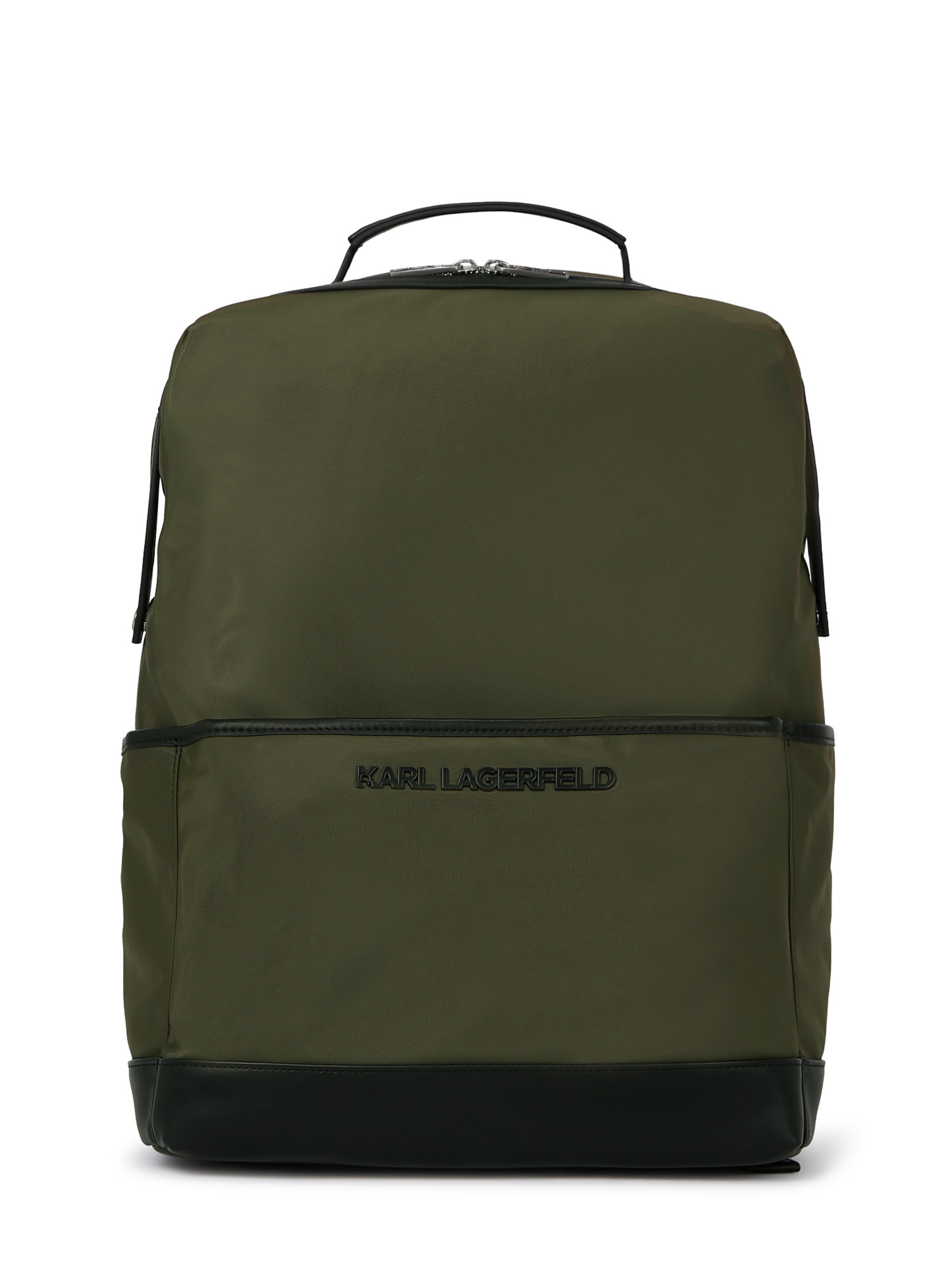 Karl Lagerfeld Hátizsák - zöld: elől