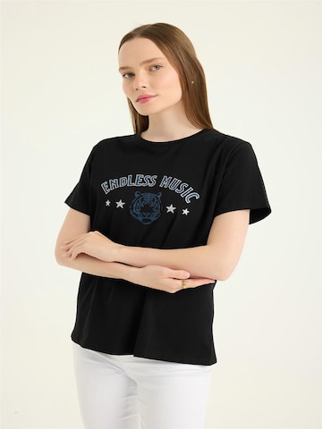 HOME STORE Shirt in Zwart