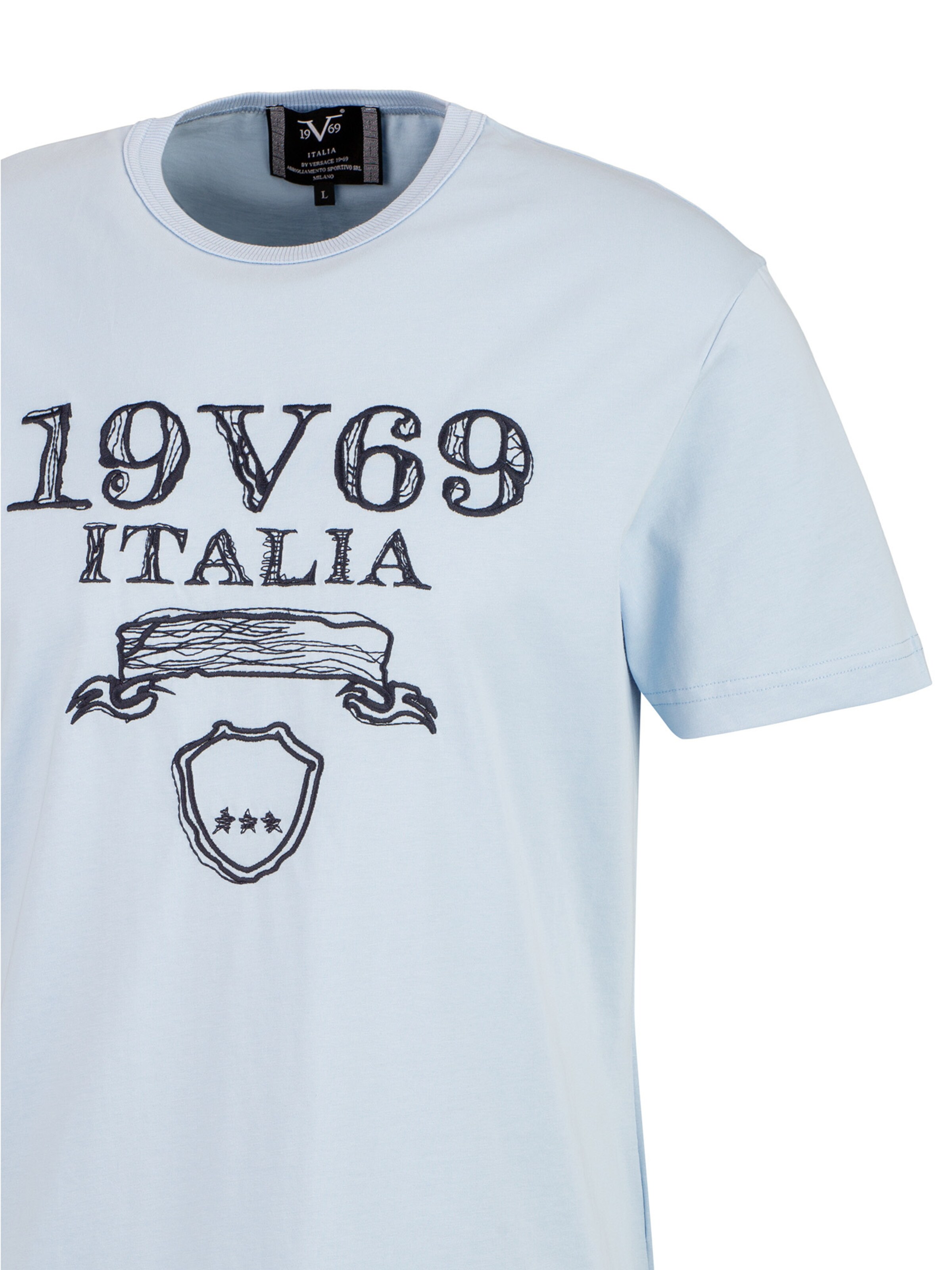 19V69 ITALIA Shirt 'Mauro' in Blue