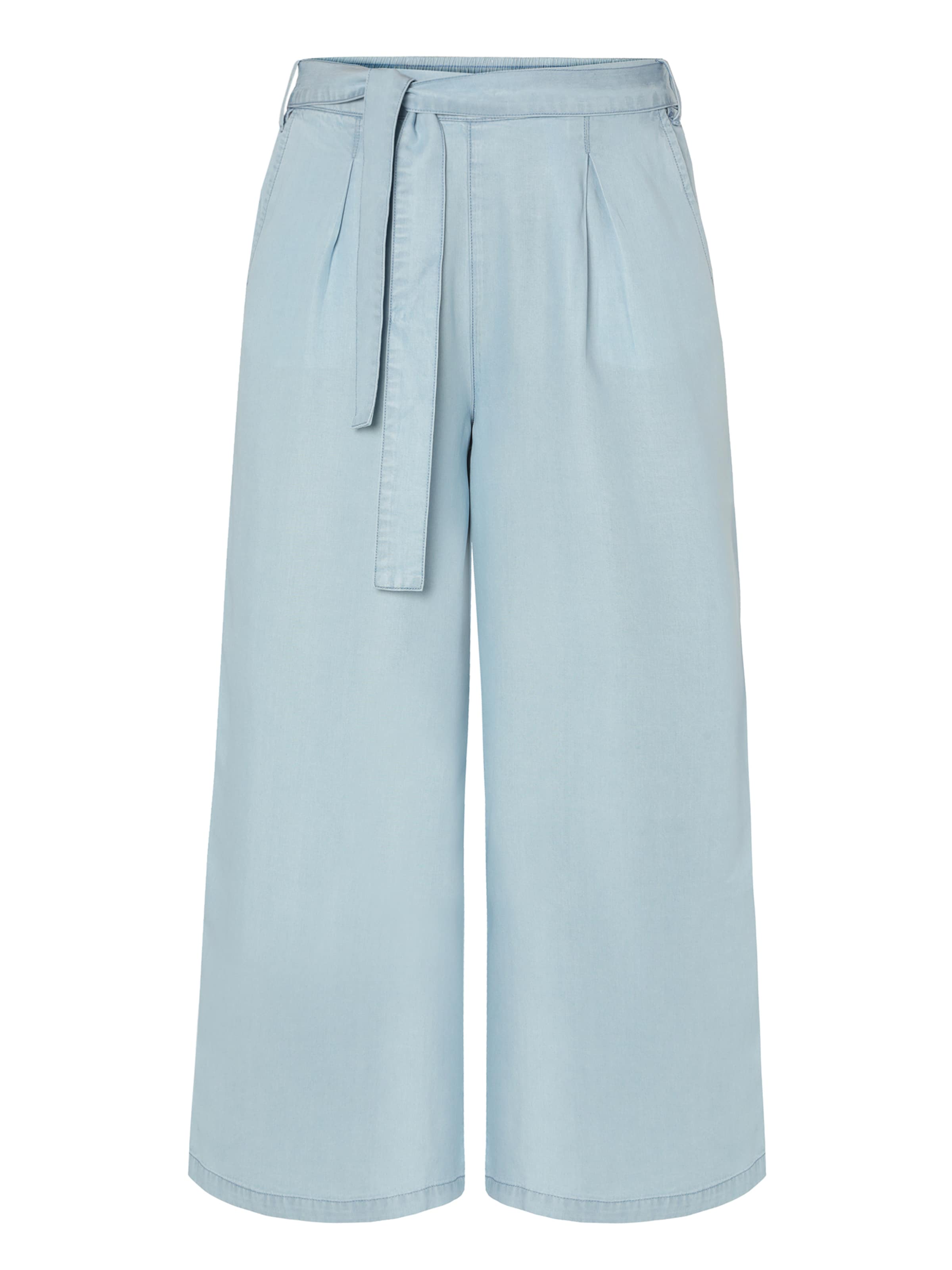 TATUUM - Perna larga Calças com pregas &#x27;Zami 1&#x27; em azul: frente