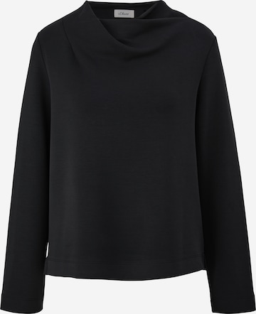 s.Oliver BLACK LABEL Sweatshirt i svart: framsida