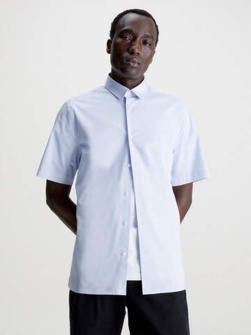 Calvin Klein Regular fit Overhemd in Wit: voorkant