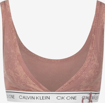 Sutien de la Calvin Klein Underwear pe roșu: față