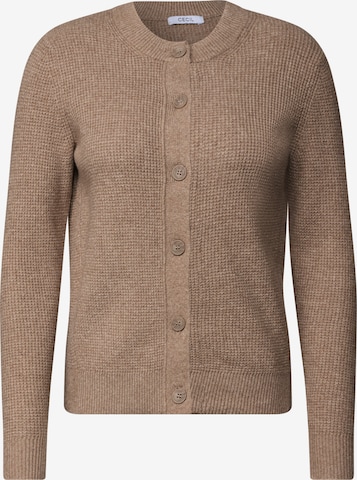 CECIL Strickjacke in Braun: Vorderseite
