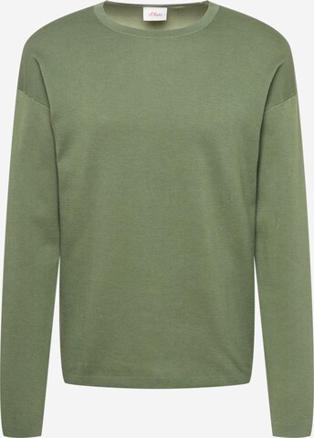 Pull-over s.Oliver en vert : devant