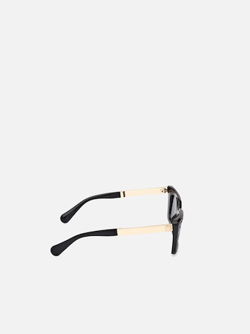 MAX&Co. Zonnebril 'Max &co MO0143 Shiny light green 52/19/140 Women Sunglasses' in Zwart