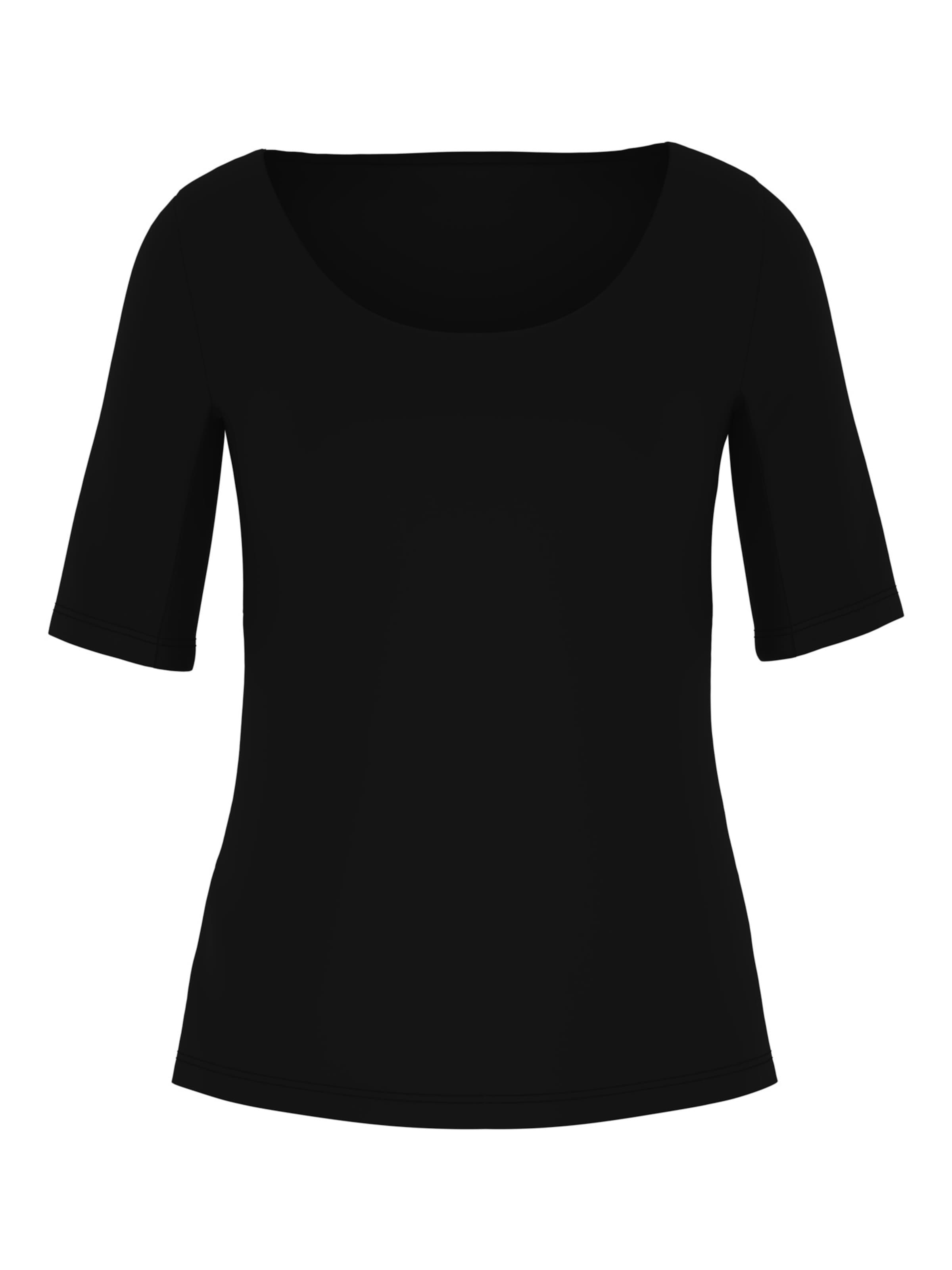 T-shirt 'Blazershirt' Mey en noir : devant