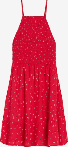 Bershka Summer Dress in Red: front