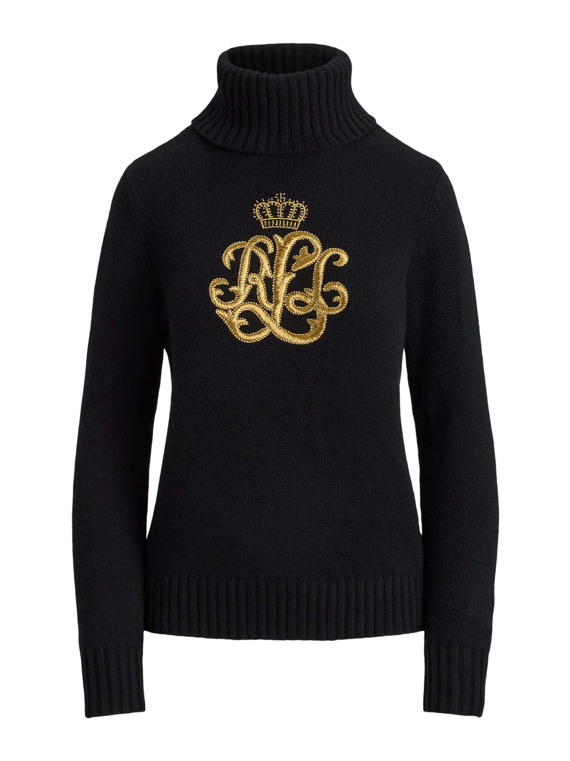 Lauren Ralph Lauren Πουλόβερ 'KEXLEY' σε μαύρο: μπροστά