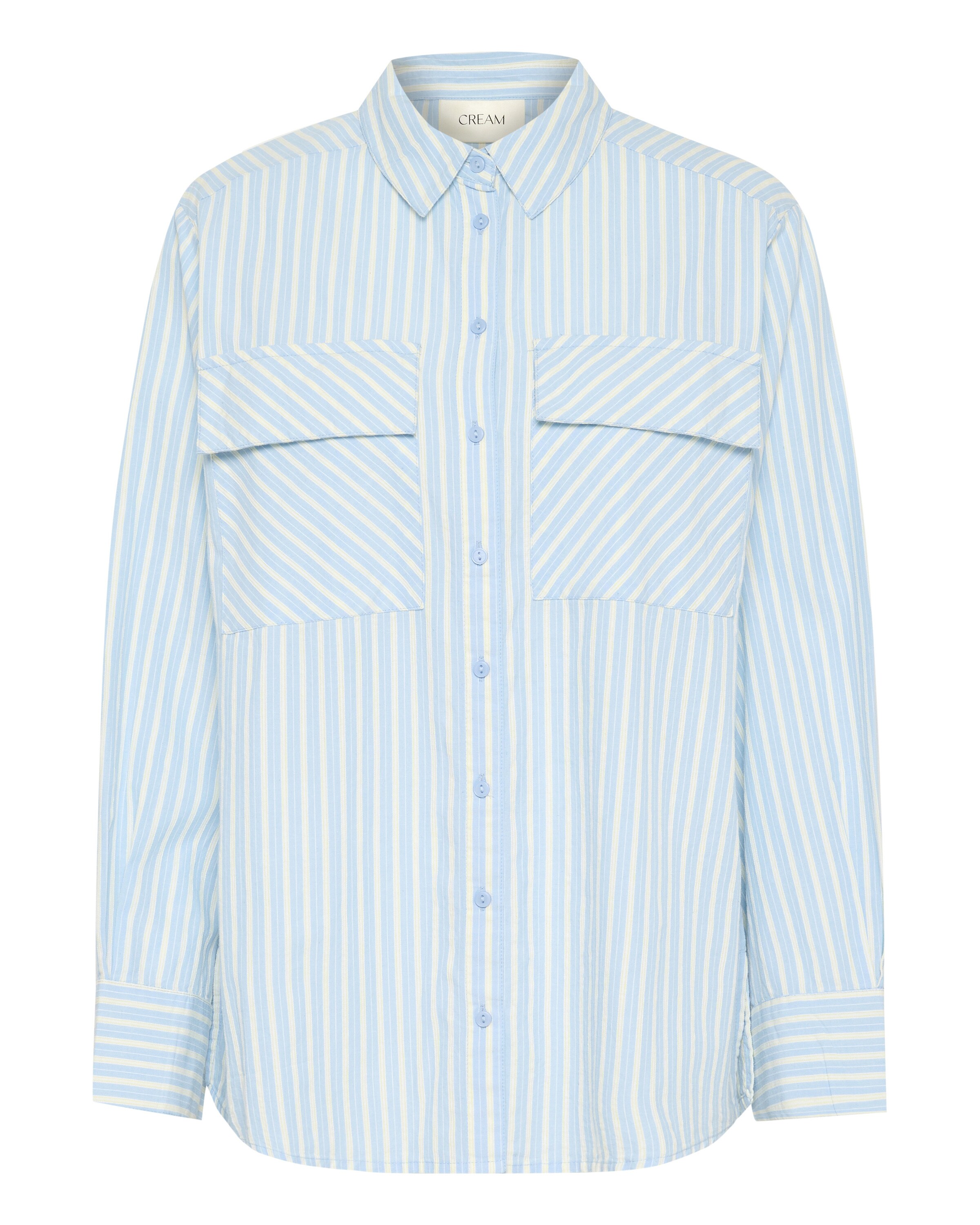 Cream Blouse 'Nadela' in Blauw: voorkant