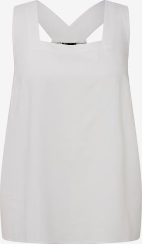 Ulla Popken Blouse in Wit: voorkant