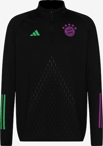 FC BAYERN MÜNCHEN Sweatshirt 'Teamline' in Black: front
