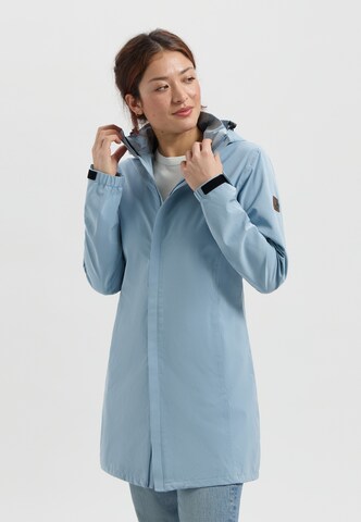 Travelin Performance Jacket 'Dua' in Blue: front