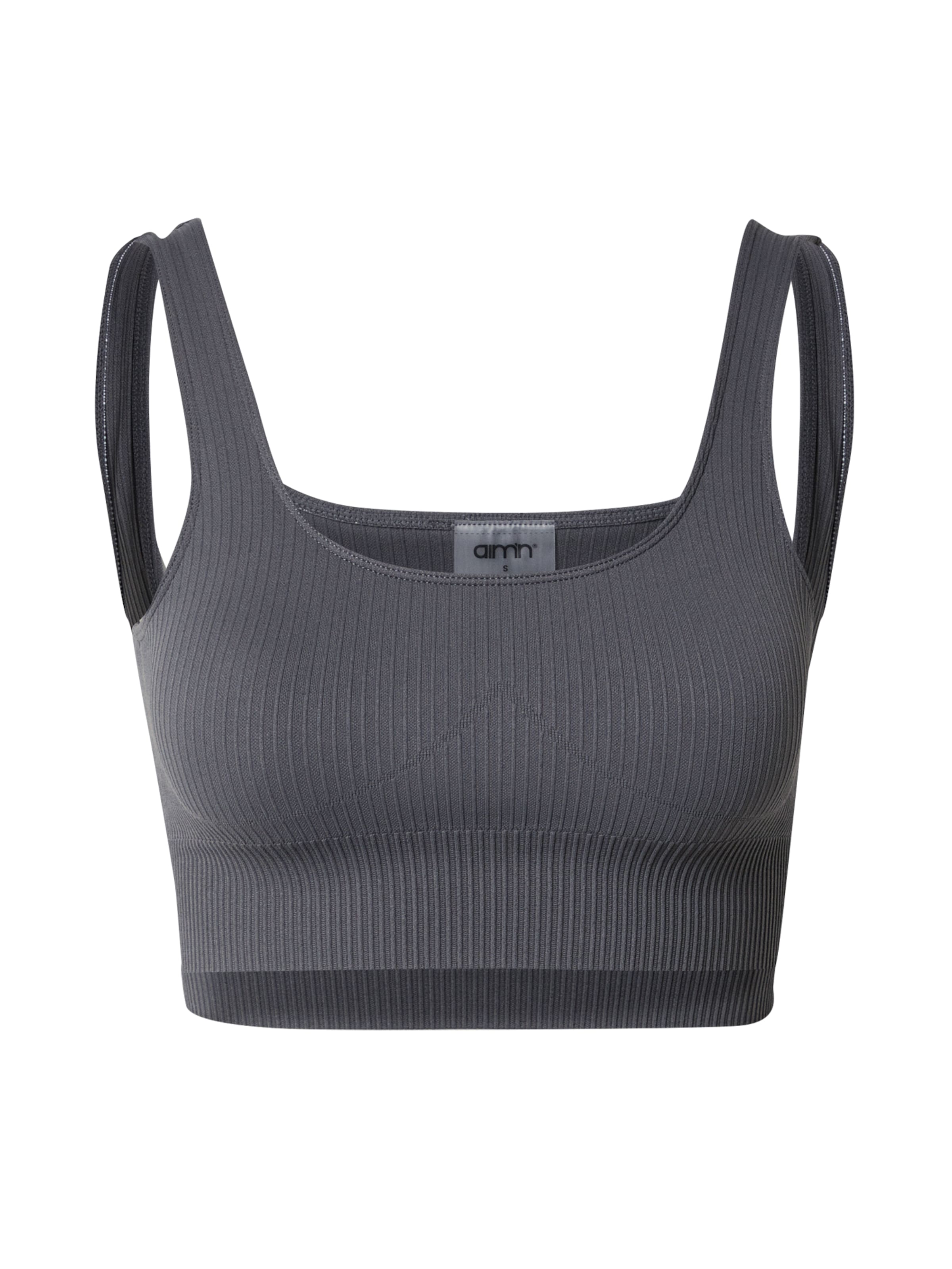 Bustino Reggiseno sportivo di Aim'n in grigio: frontale